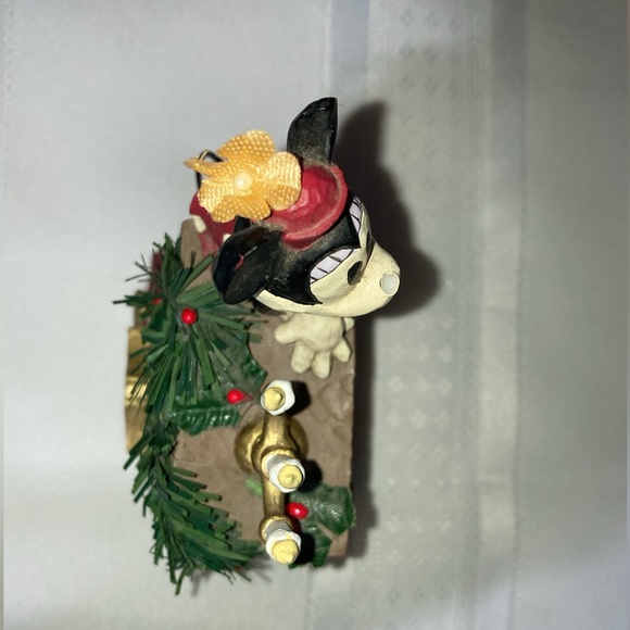 DISNEY CHRISTMAS MINNIE MOUSE PIANO FIGURINE 5” MIDWEST OF CANYON FALLS - Picture 6 of 8